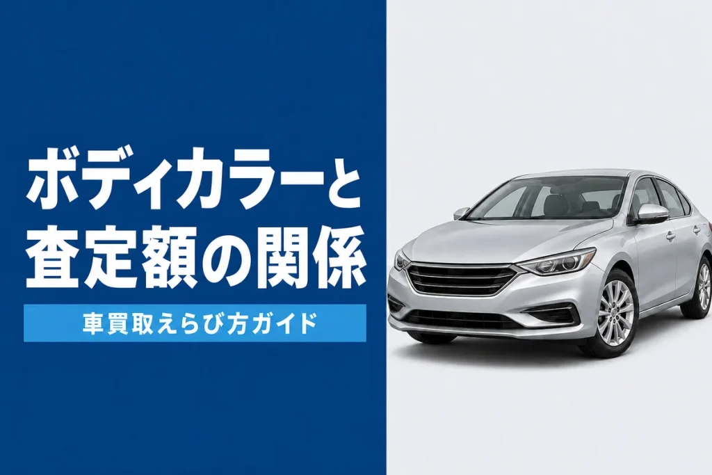 車の色と査定額の関係