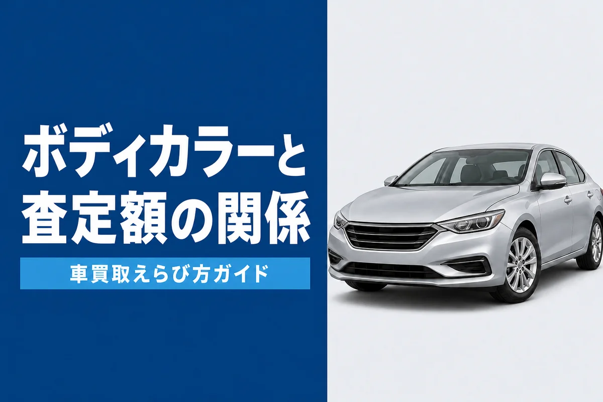 車の色と査定額の関係
