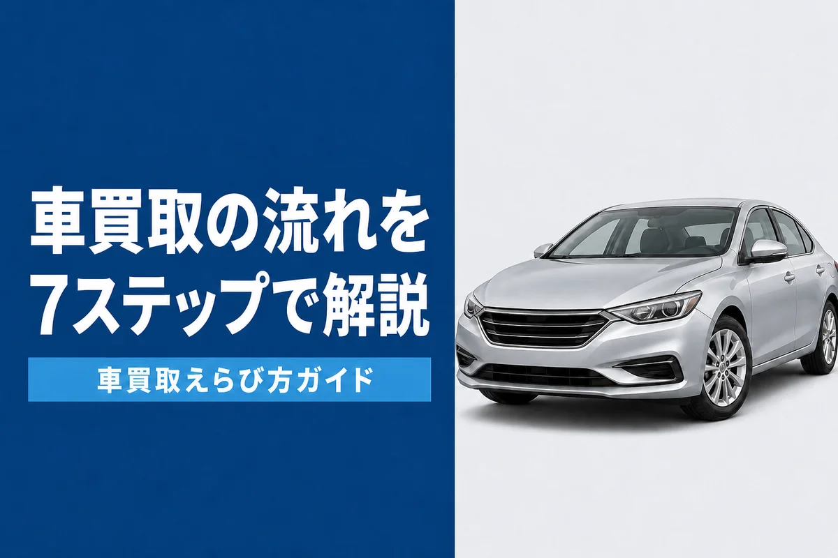 車買取の流れを7ステップで解説