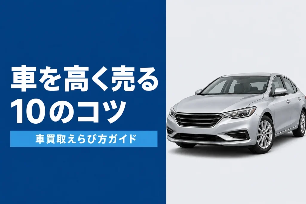 車を高く売る10のコツ