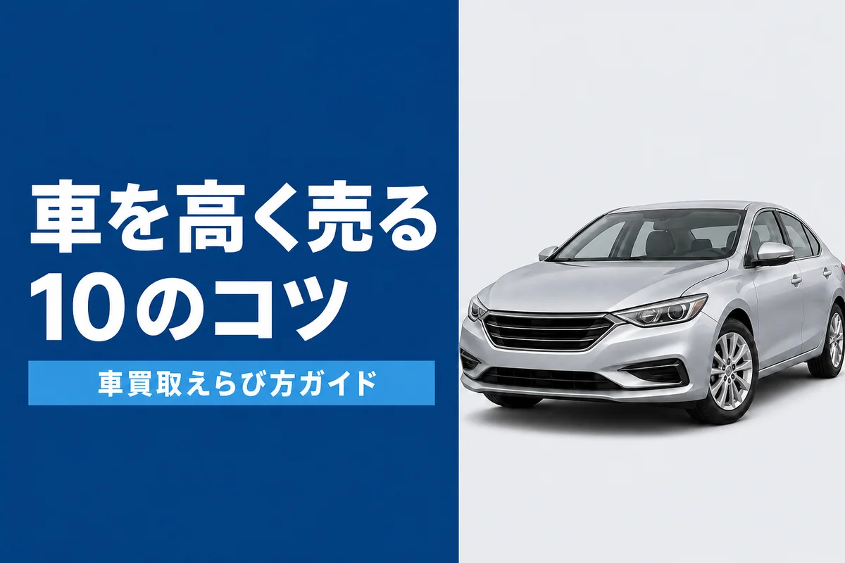 車を高く売る10のコツ