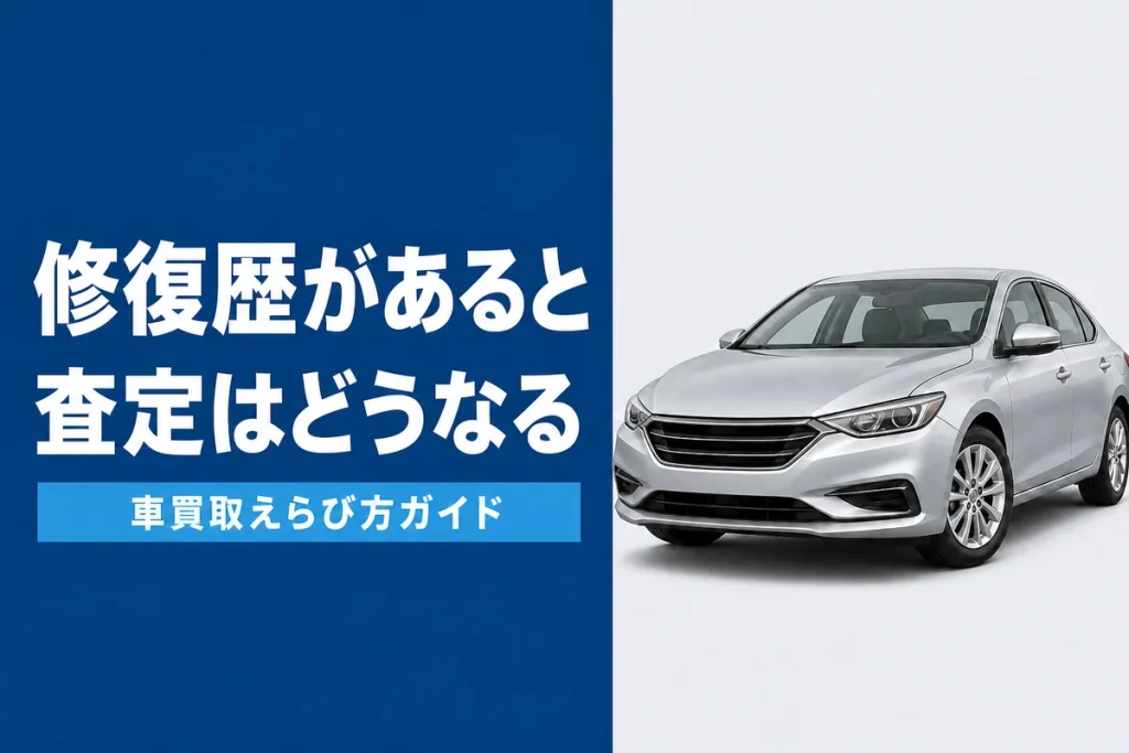 修復歴車の査定と申告義務