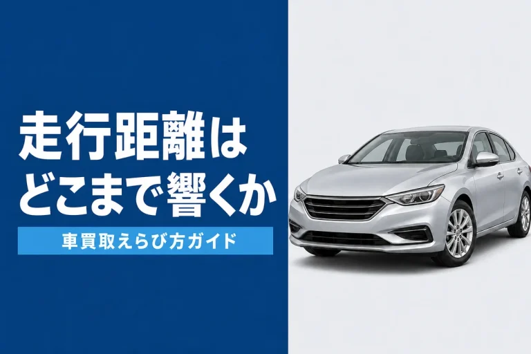 走行距離が査定額に与える影響